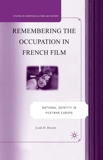 Cover of Remembering the Occupation in French film