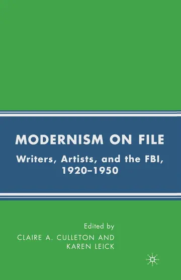 Cover of Modernism on File