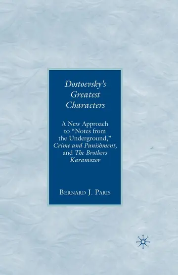 Cover of Dostoevsky's Greatest Characters
