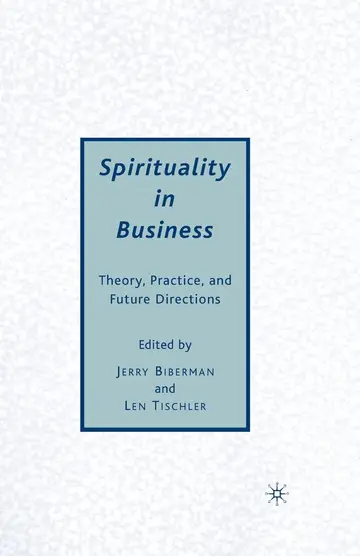 Cover of Spirituality in Business