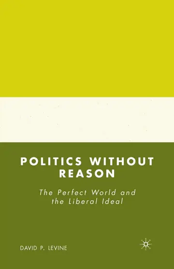 Cover of Politics without Reason