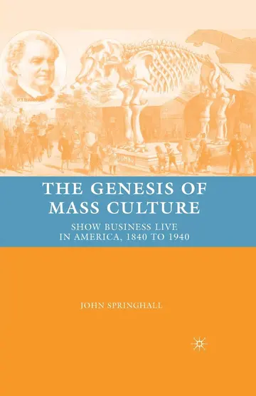 Cover of The Genesis of Mass Culture