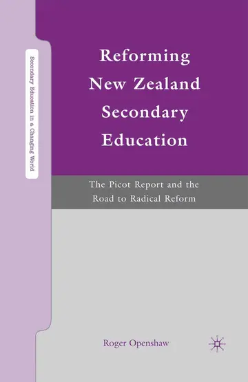 Cover of Reforming New Zealand Secondary Education