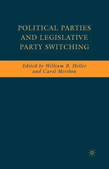 Cover of Political Parties and Legislative Party Switching