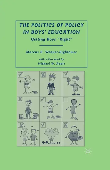 Cover of The Politics of Policy in Boys’ Education