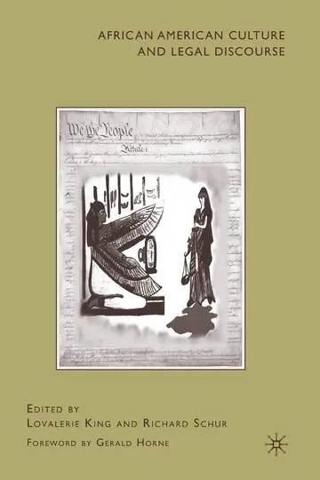 Cover of African American Culture and Legal Discourse
