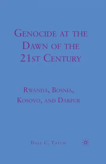 Cover of Genocide at the Dawn of the Twenty-first Century