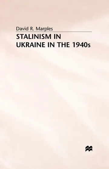 Cover of STALINISM in UKRAINE in the 1940s