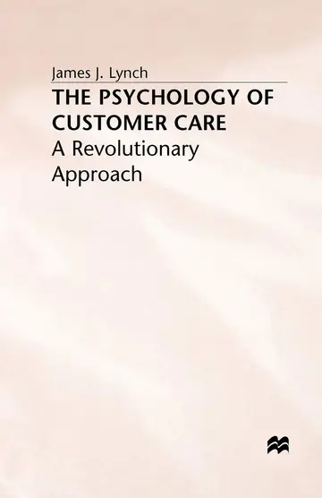 Cover of The Psychology of Customer Care