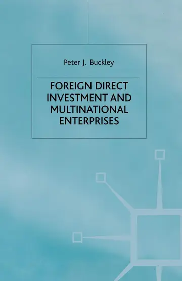Cover of Foreign Direct Investment and Multinational Enterprises