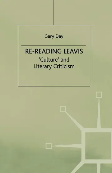 Cover of Re-Reading Leavis