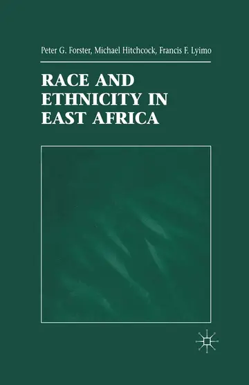 Cover of Race and Ethnicity in East Africa