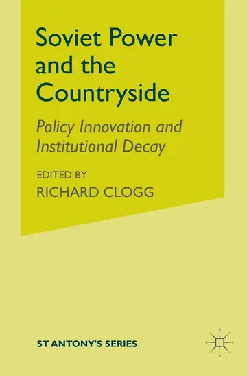 Cover of Soviet Power and the Countryside