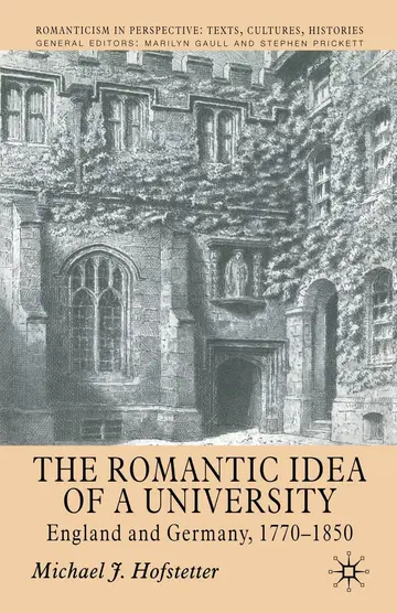 Cover of The Romantic Idea of a University
