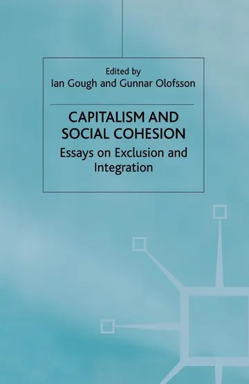 Cover of Capitalism and Social Cohesion