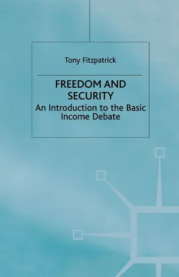 Cover of Freedom and Security