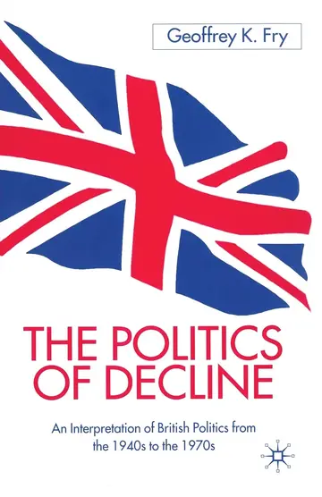 Cover of The Politics of Decline