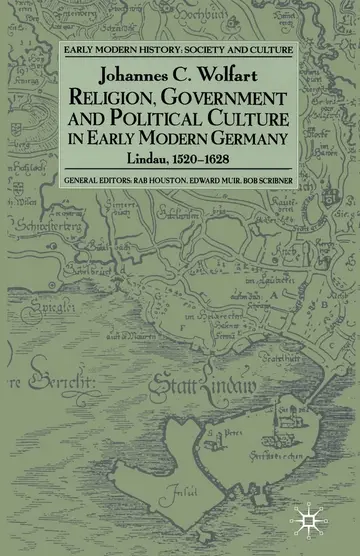Cover of Religion, Government and Political Culture in Early Modern Germany