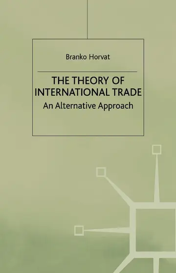 Cover of The Theory of International Trade