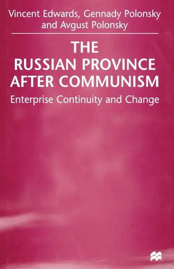 Cover of The Russian Province After Communism