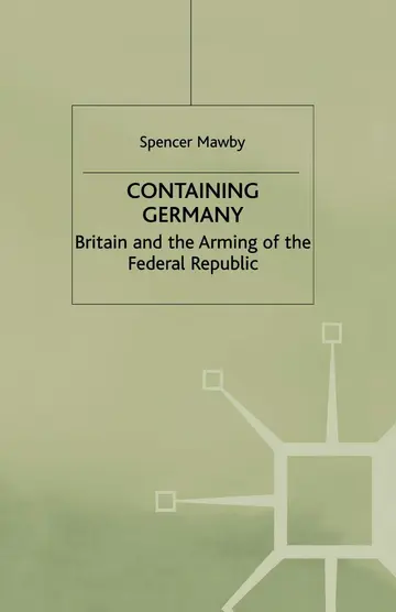 Cover of Containing Germany