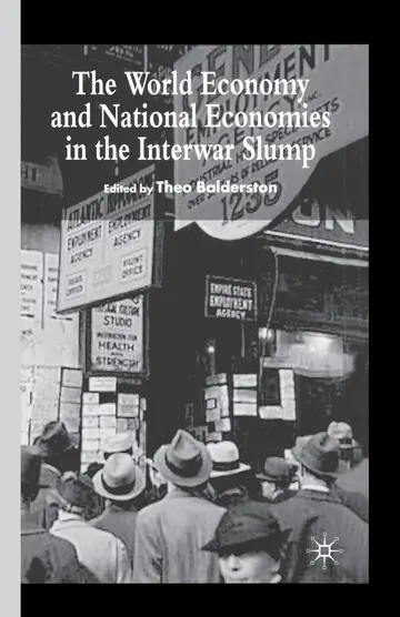 Cover of The World Economy and National Economies in the Interwar Slump