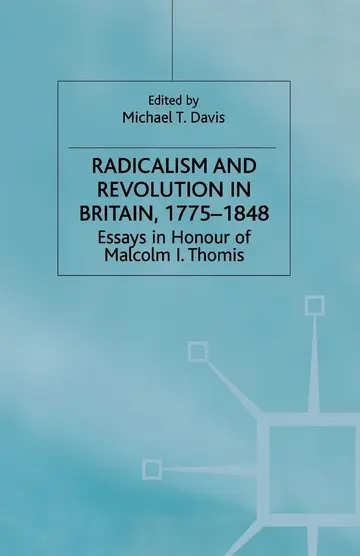Cover of Radicalism and Revolution in Britain 1775-1848