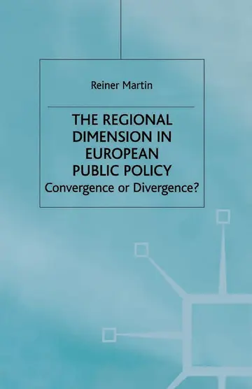 Cover of The Regional Dimension in European Public Policy