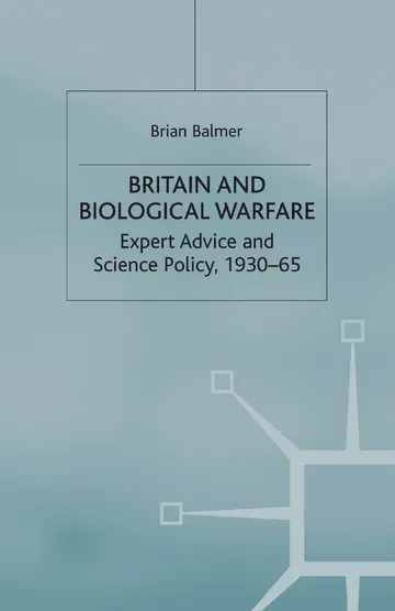 Cover of Britain and Biological Warfare