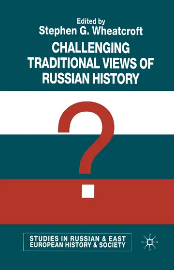 Cover of Challenging Traditional Views of Russian History