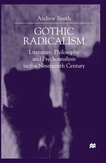 Cover of Gothic Radicalism
