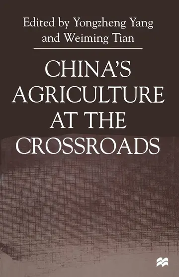 Cover of China's Agriculture at the Cross Roads