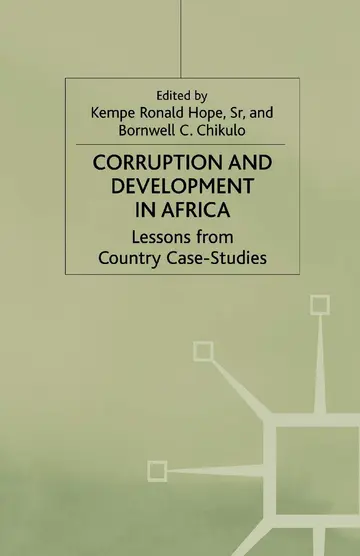 Cover of Corruption and Development in Africa