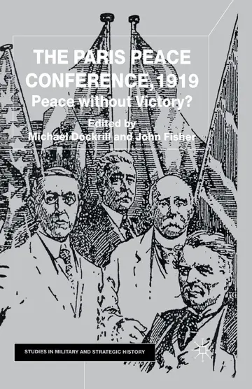 Cover of The Paris Peace Conference, 1919