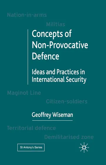 Cover of Concepts of Non-Provocative Defence