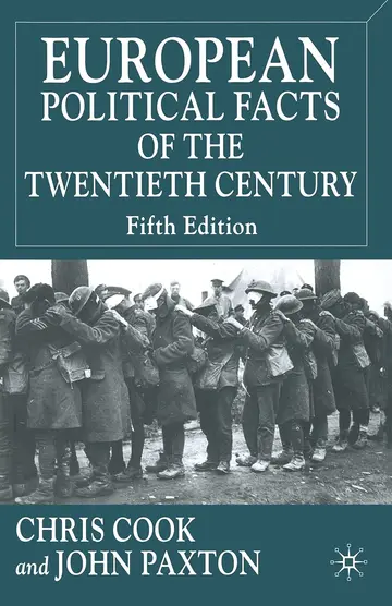 Cover of European Political Facts of the Twentieth Century