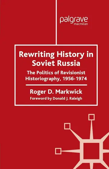 Cover of Rewriting History in Soviet Russia
