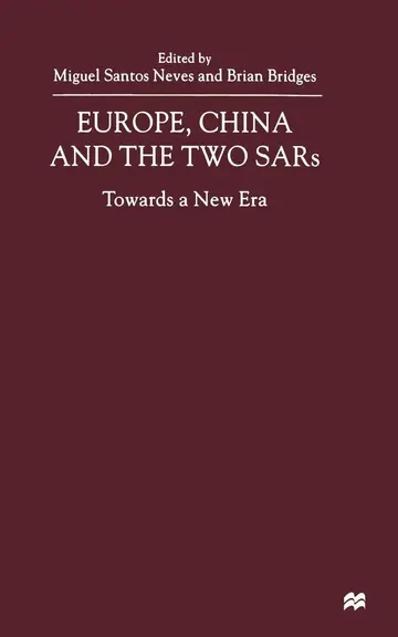 Cover of Europe, China and the Two SARs