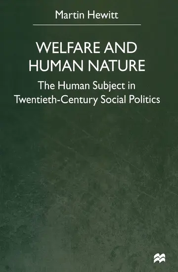 Cover of Welfare and Human Nature