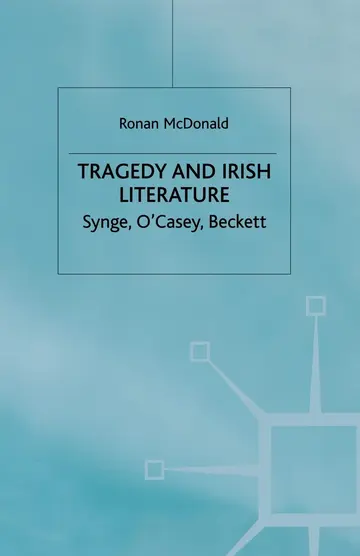 Cover of Tragedy and Irish Literature