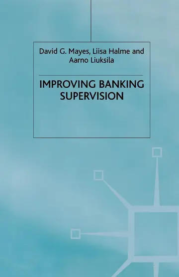 Cover of Improving Banking Supervision