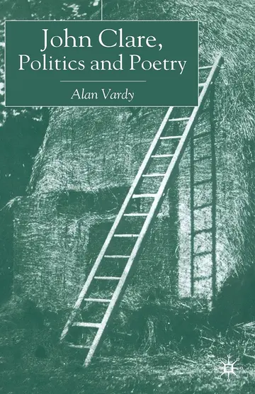 Cover of John Clare, Politics and Poetry