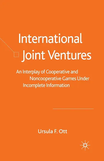 Cover of International Joint Ventures