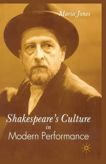 Cover of Shakespeare s Culture in Modern Performance