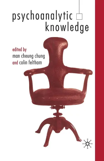 Cover of Psychoanalytic Knowledge