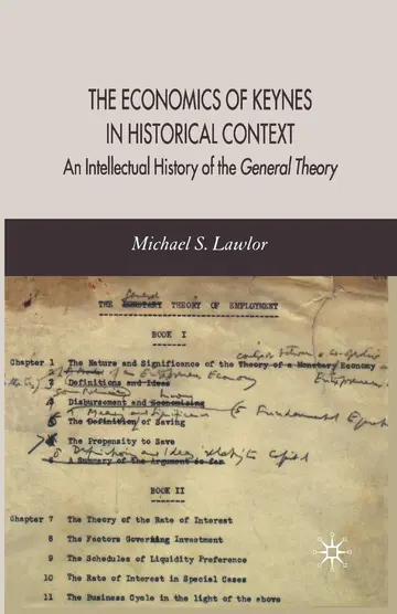 Cover of The Economics of Keynes in Historical Context