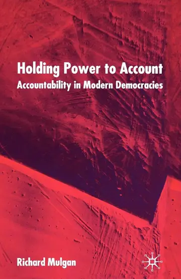 Cover of Holding Power to Account
