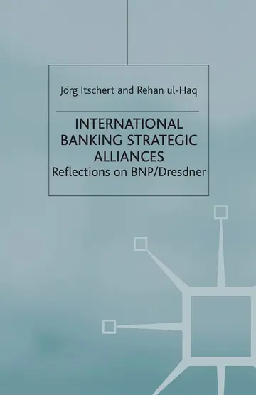 Cover of International Banking Strategic Alliances