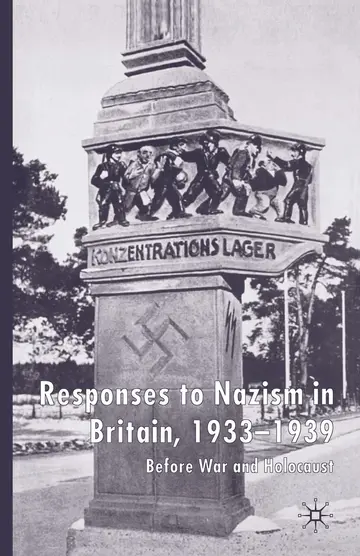 Cover of Responses to Nazism in Britain, 1933-1939