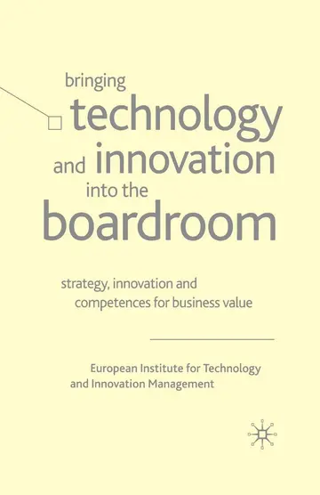 Cover of Bringing Technology and Innovation into the Boardroom